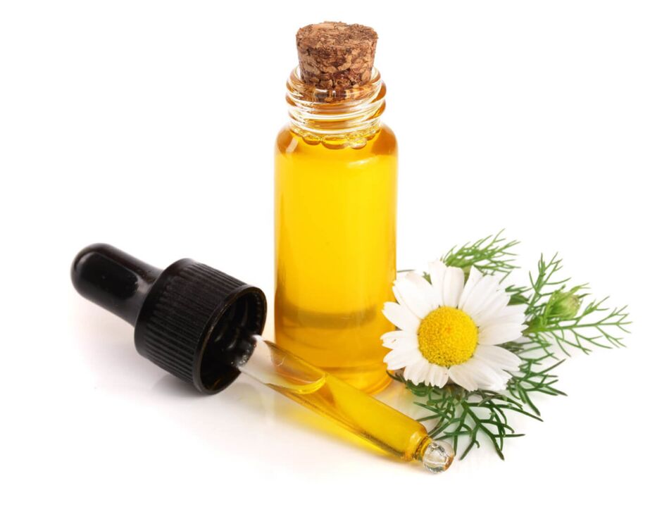 extracto de manzanilla - elemento de la composición de Keramin