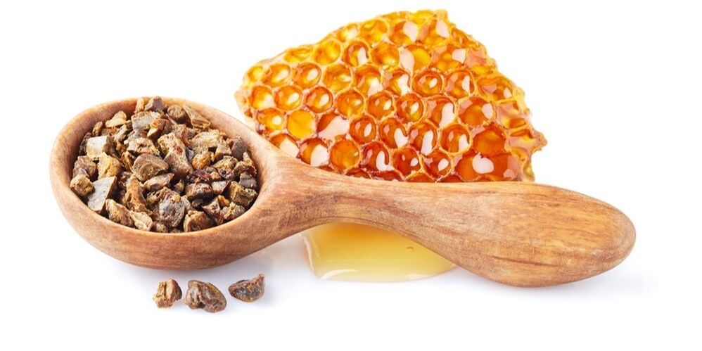 propóleo un elemento de la composición de Keramin